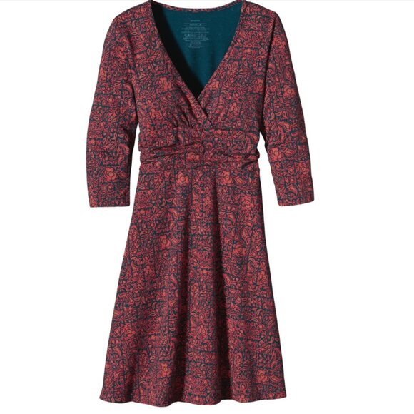Patagonia Dresses & Skirts - Patagonia Margot Dress, Women's Large, Ironwork: Tidal Teal